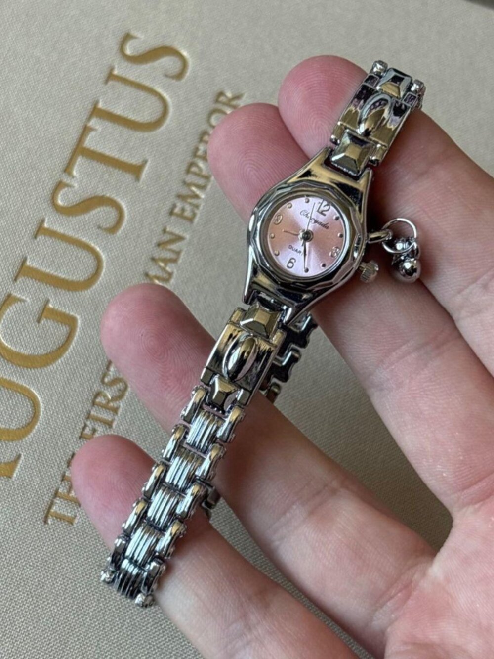 Preppy Silver Dial Heart Charm Watch Preppy Y2K OS